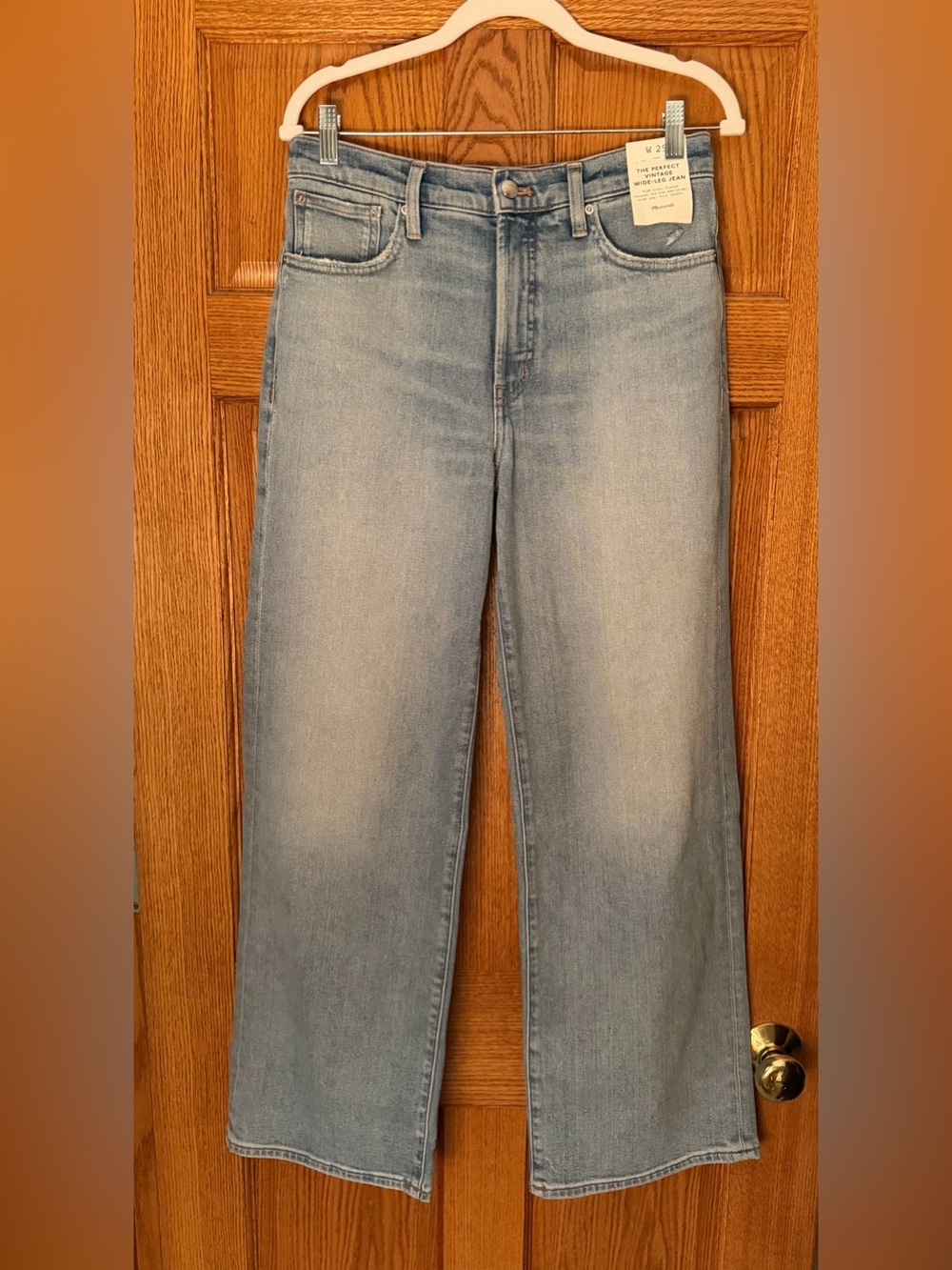 NWT Madewell The Perfect Vintage Wide-Leg Jean